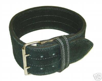 Ader Fitness, Ader Leather Power Lifting Weight Belt- 4" Black