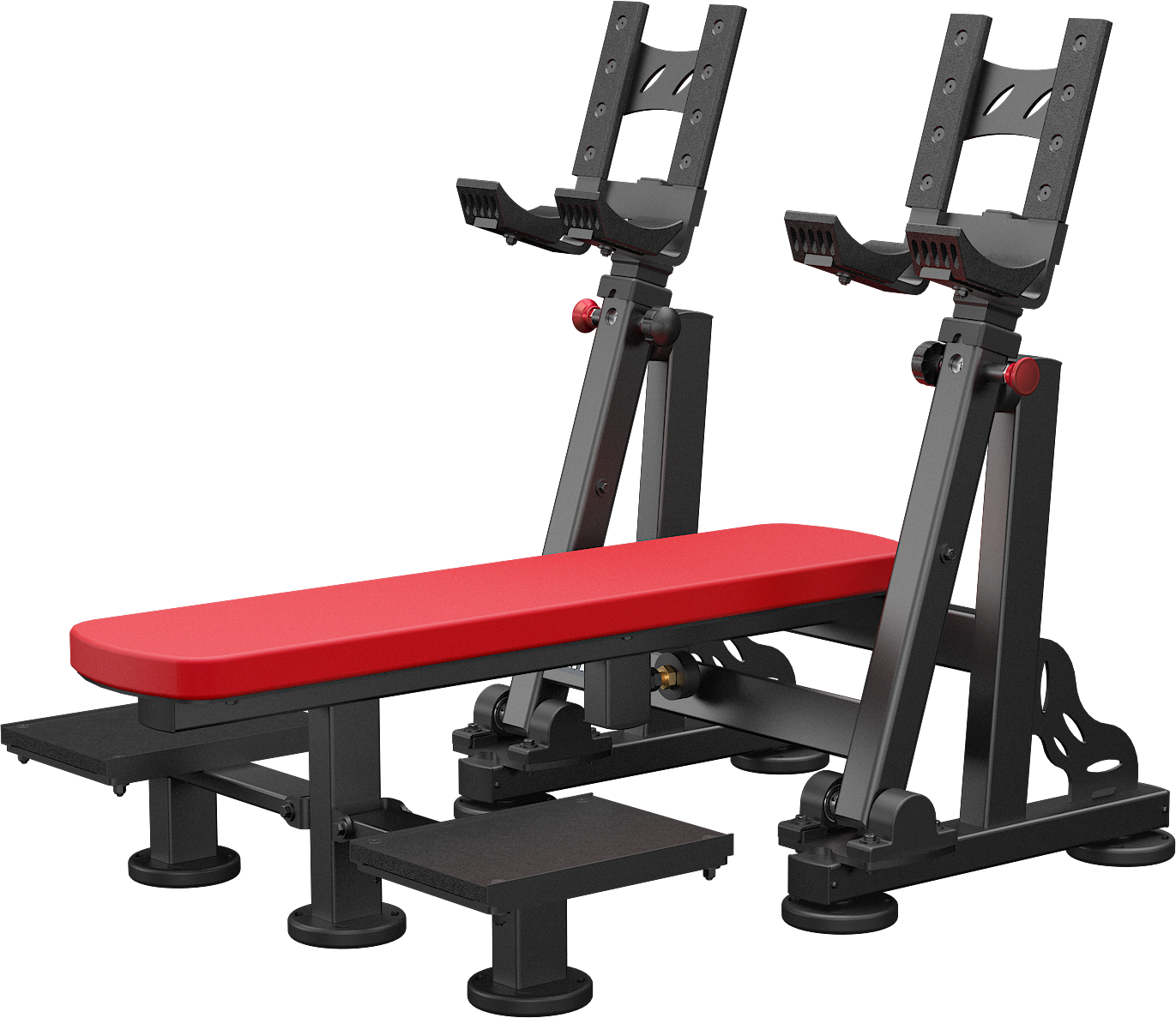 Atlantis Strength, Atlantis Flat Dumbbell Bench with Pivots