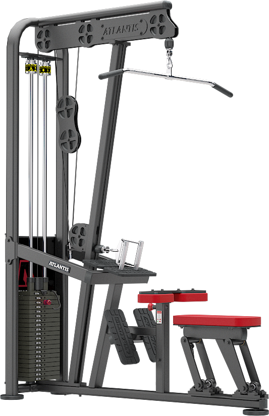 Atlantis Strength, Atlantis Lat Pulldown / Low Row Combo (Heavy Stack)