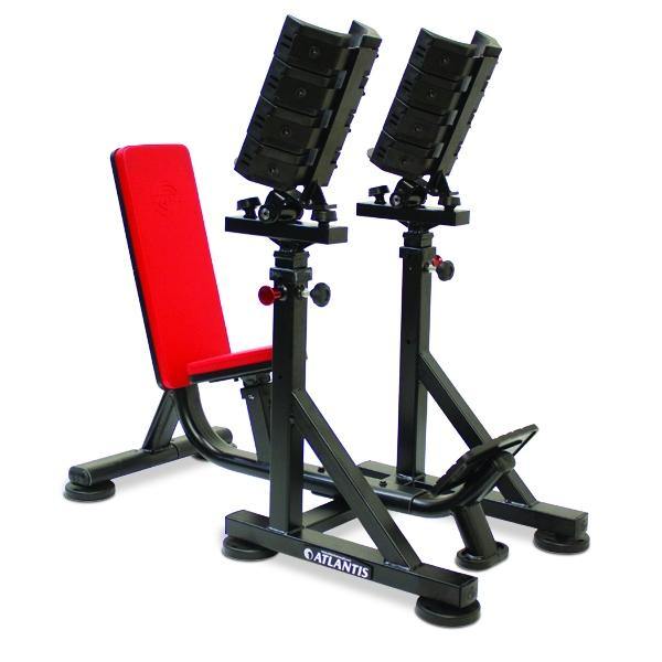 Atlantis Strength, Atlantis Strength E-548 Precision Series Straight Dumbbell Bench with Pivot