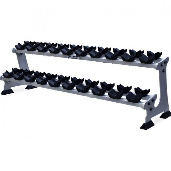 Atlantis Strength, Atlantis Strength S-287B Precision Series Hex Dumbbell Rack (10 Pairs)