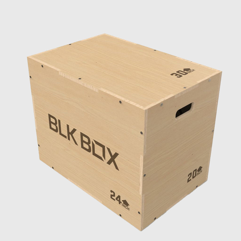 BLK BOX, BLK BOX 3 in 1 Wooden Plyo Jump Box