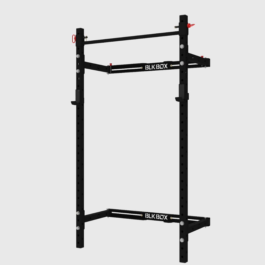 BLK BOX, BLK BOX Blackout Binary Folding Squat Rack