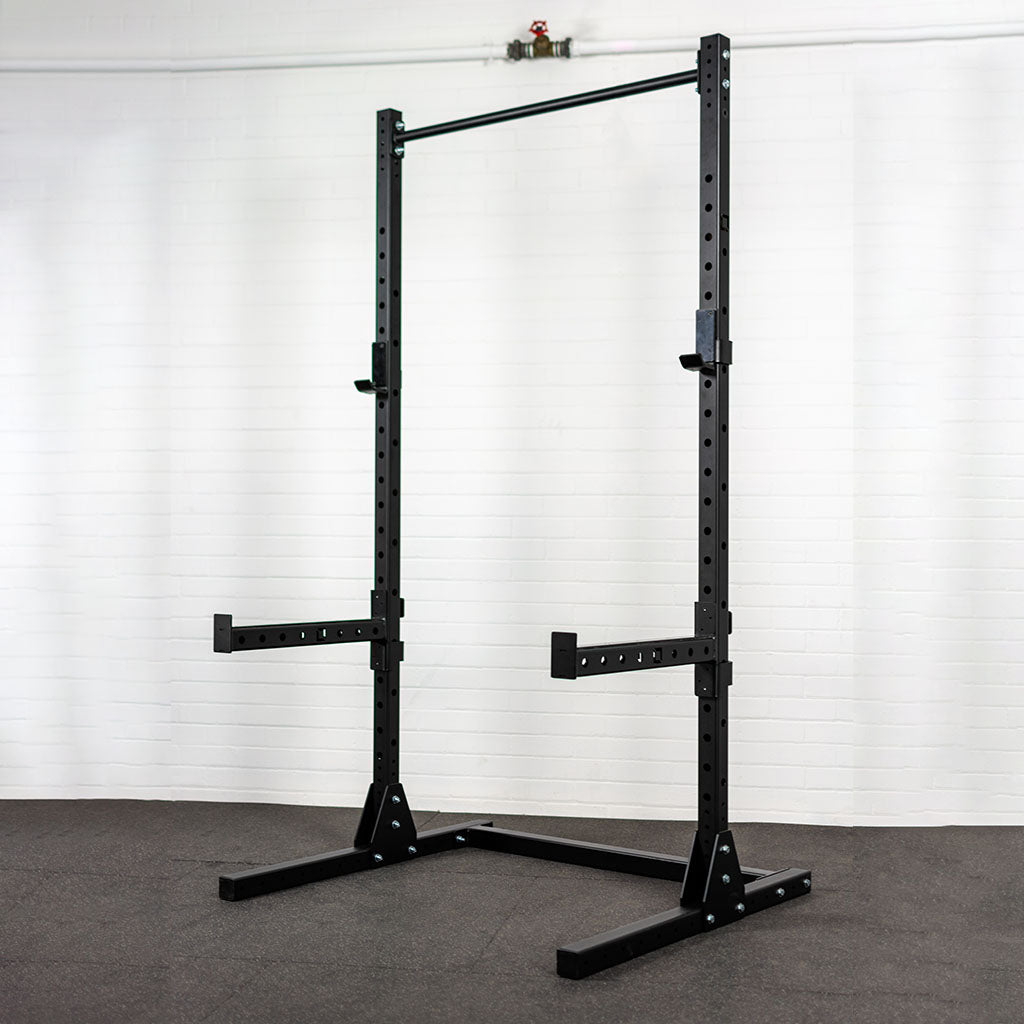 BLK BOX, BLK BOX Blackout Squat Stand - 2.2m with Spotting Arms