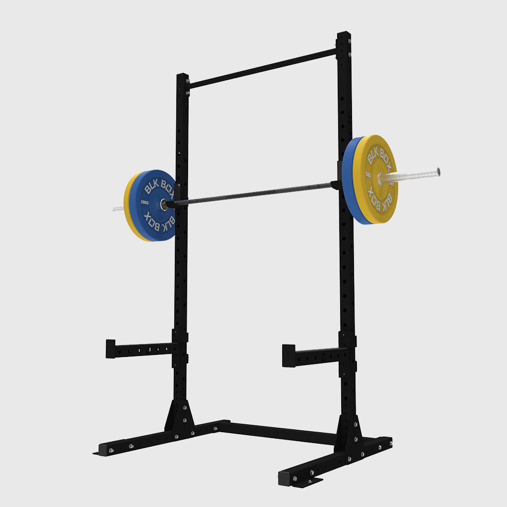 BLK BOX, BLK BOX Blackout Squat Stand - 2.2m with Spotting Arms