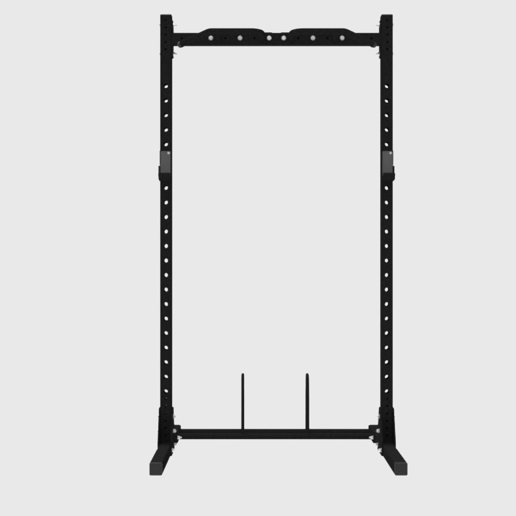 BLK BOX, BLK BOX Blackout Squat Stand Pro - 2.2m with Bumper Plate Storage