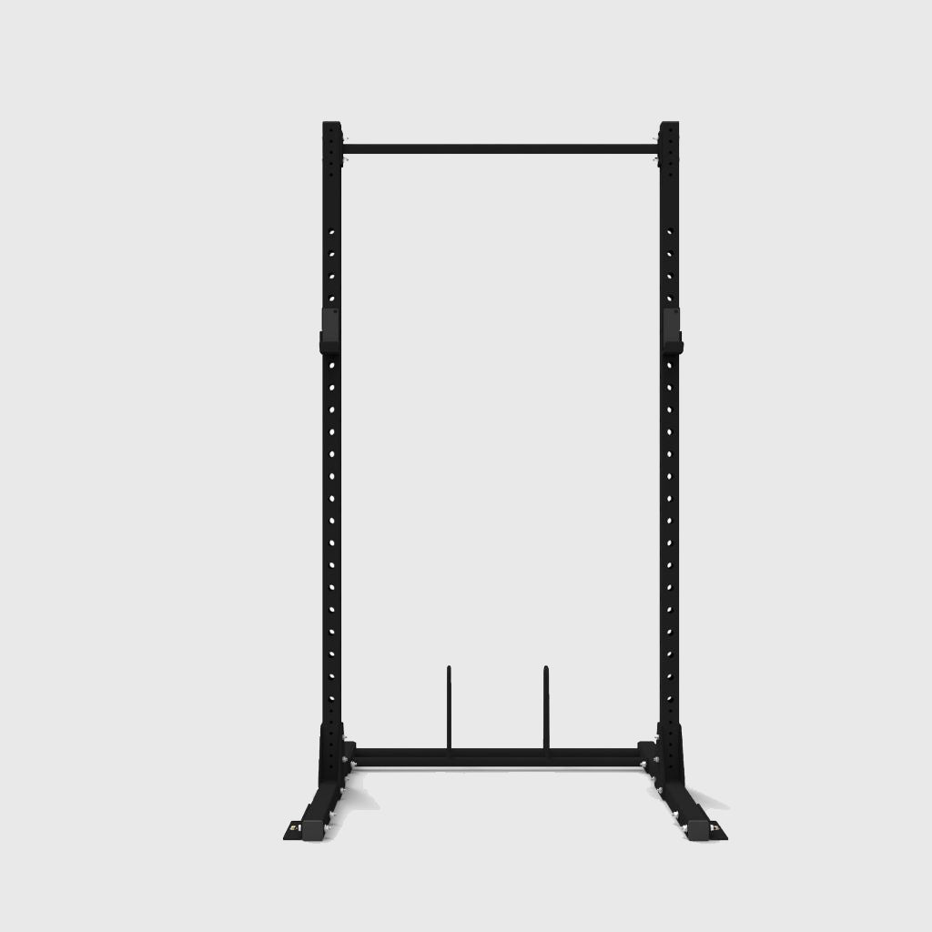 BLK BOX, BLK BOX Blackout Squat Stand with Bumper Plate Storage