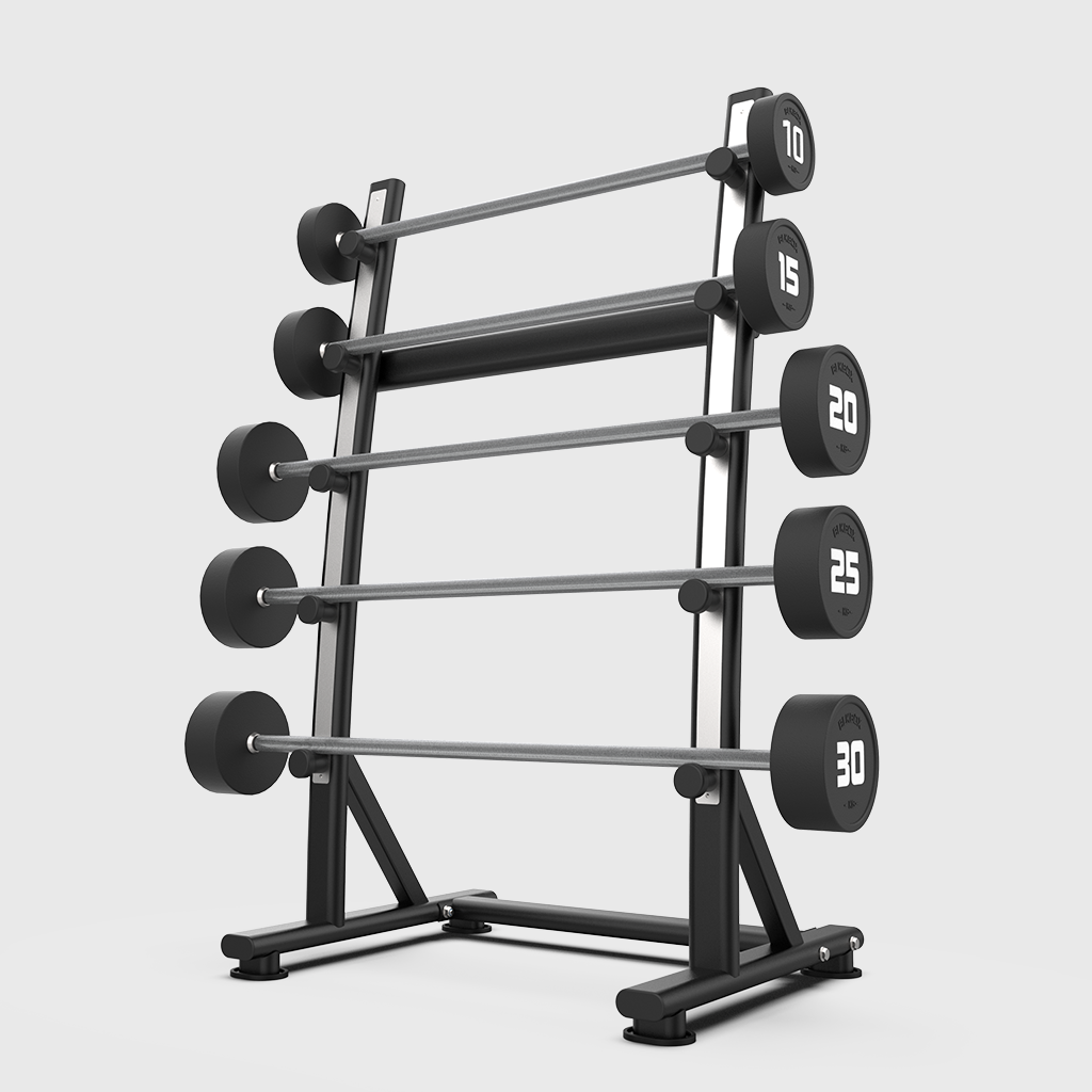 BLK BOX, BLK BOX Fixed Barbell & Storage Rack Bundle