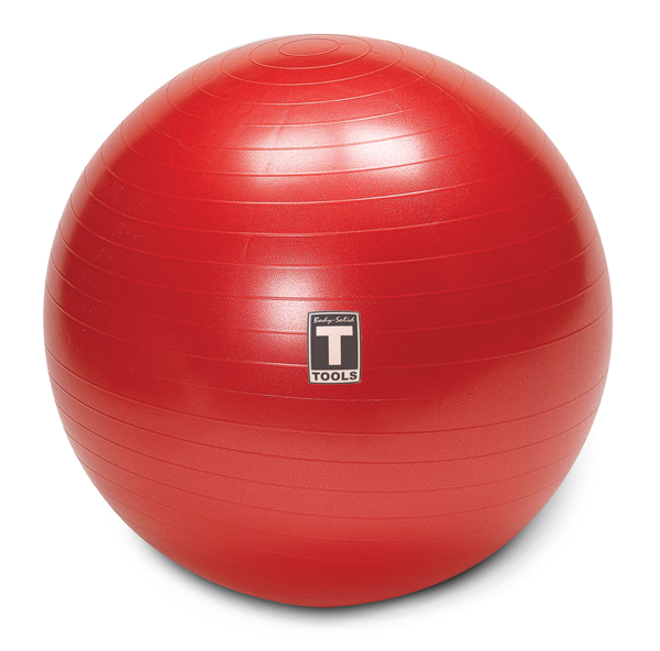 Body Solid, Body Solid Anti Burst 65cm Stability Ball Red