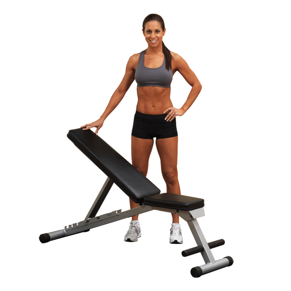 Body Solid, Body Solid Powerline Adjustable Folding Bench PFID125X