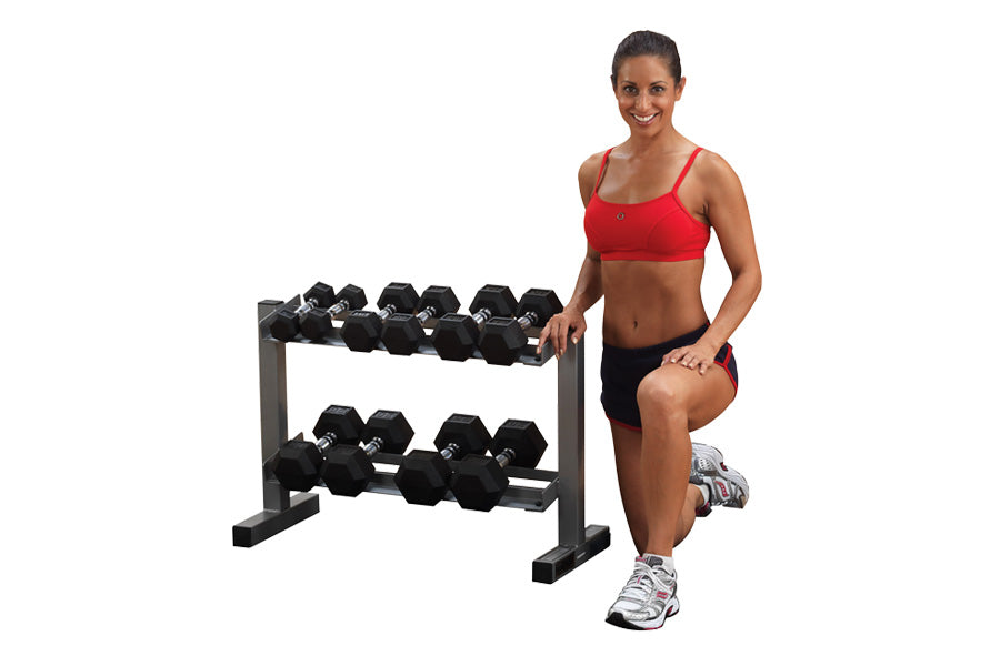 Body Solid, Body-Solid Powerline Dumbbell Rack