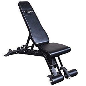 Body Solid, Body Solid Pro Club Line Flat, Incline and Decline Bench w/ Leg Pads (SFID425)