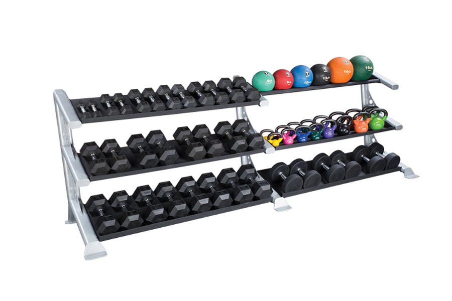 Body Solid, Body-Solid Pro ClubLine Modular Universal Storage Rack - 3 Tier