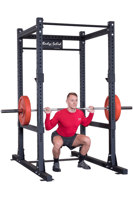 Body Solid, Body Solid SPR1000 Commercial Power Rack and Option of Rack w/ Extension