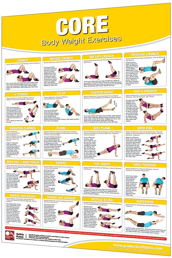 vendor-unknown, Body Weight Exercises Core