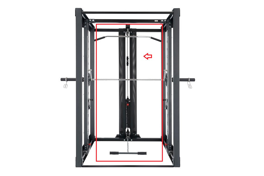 BodyCraft, BodyCraft Jones Light Commercial Lat Pulldown Option (DEMO)