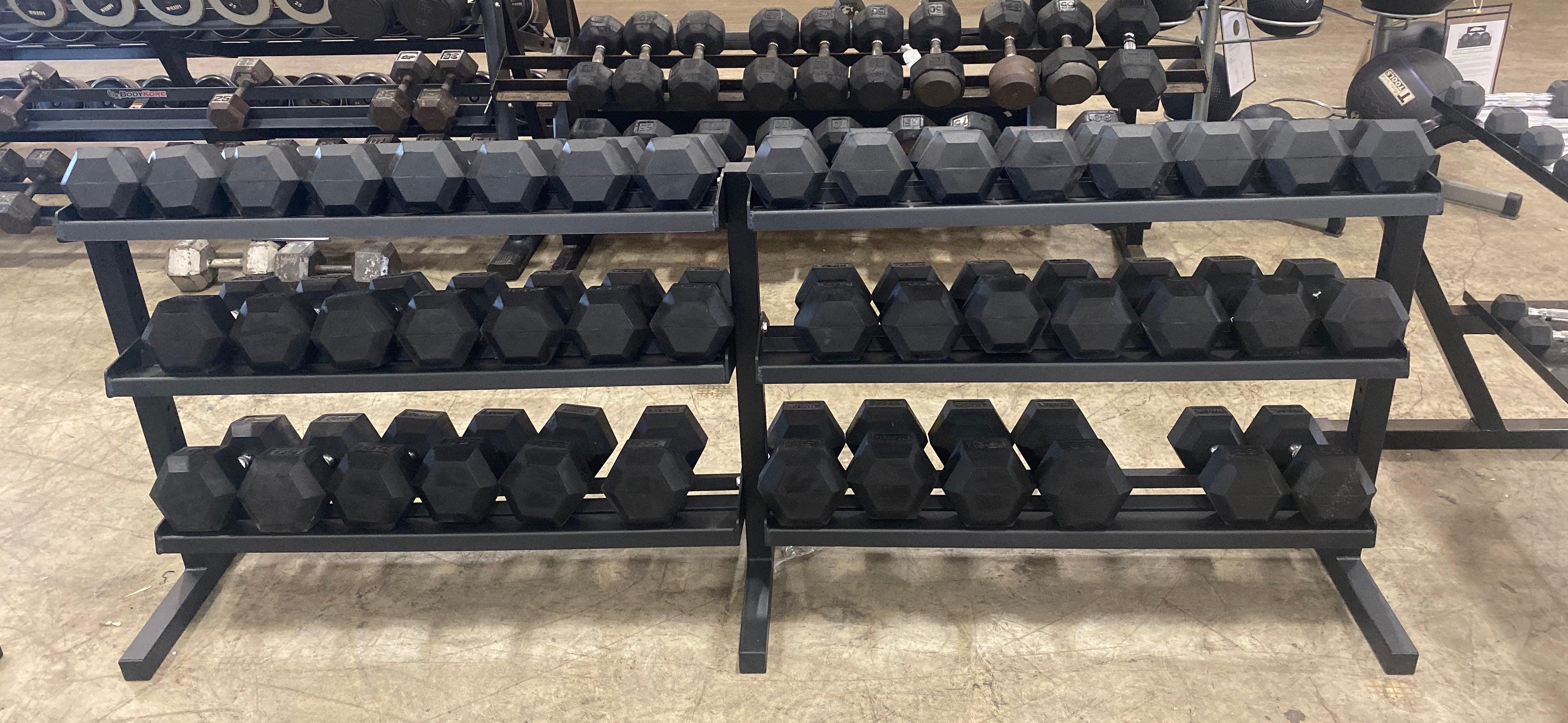 BodyKore, BodyKore 3 Tier Dumbbell Rack G243 - Holds 5-100lbs