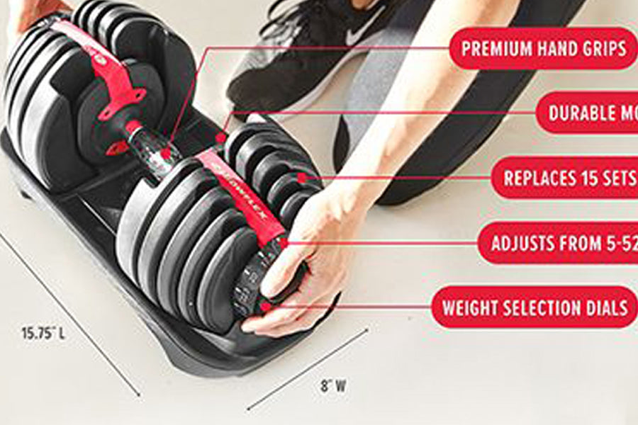 Bowflex, Bowflex™ SelectTech™ 5-52lb Dumbbells