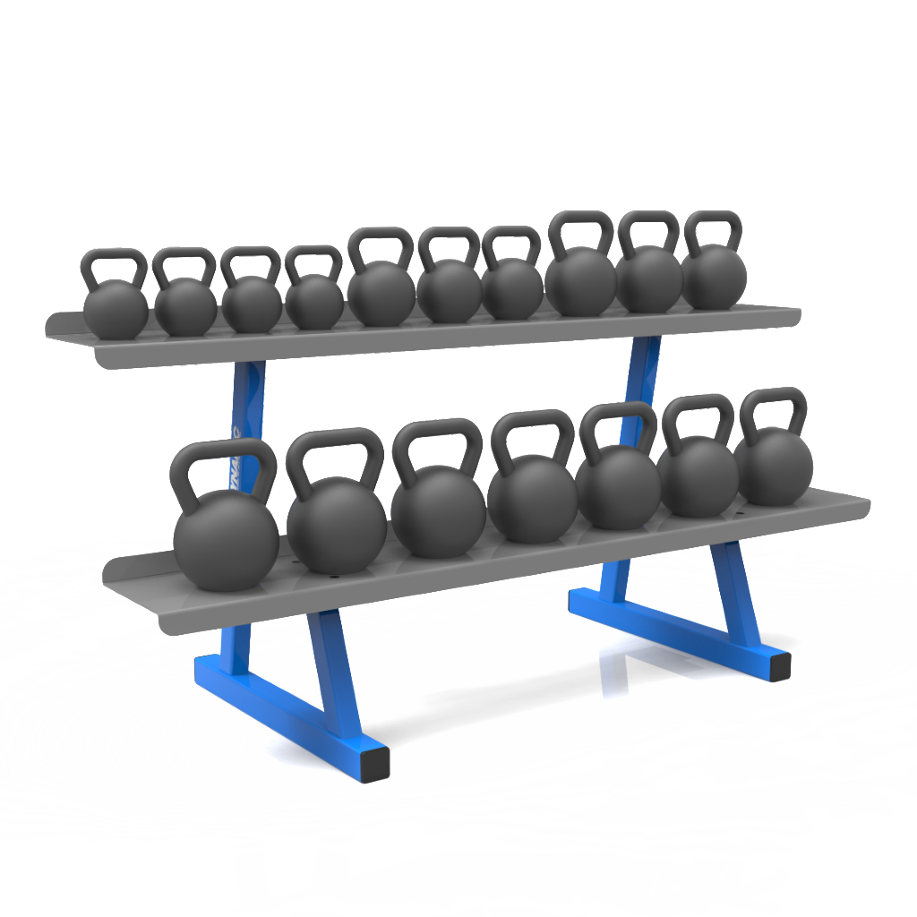 Dynamic Fitness, Dynamic Accell 2 Tier Kettlebell Rack