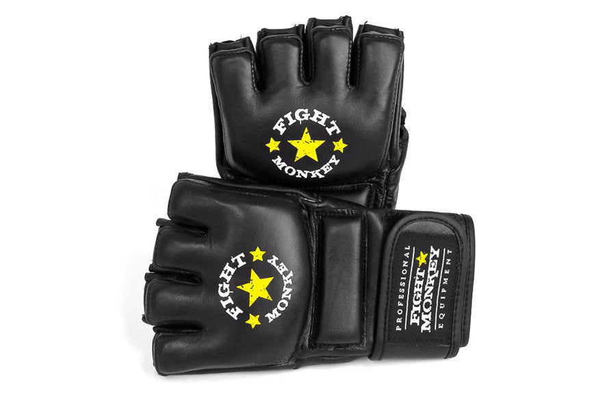 Fight Monkey, Fight Monkey Premium Leather MMA/Bag Gloves