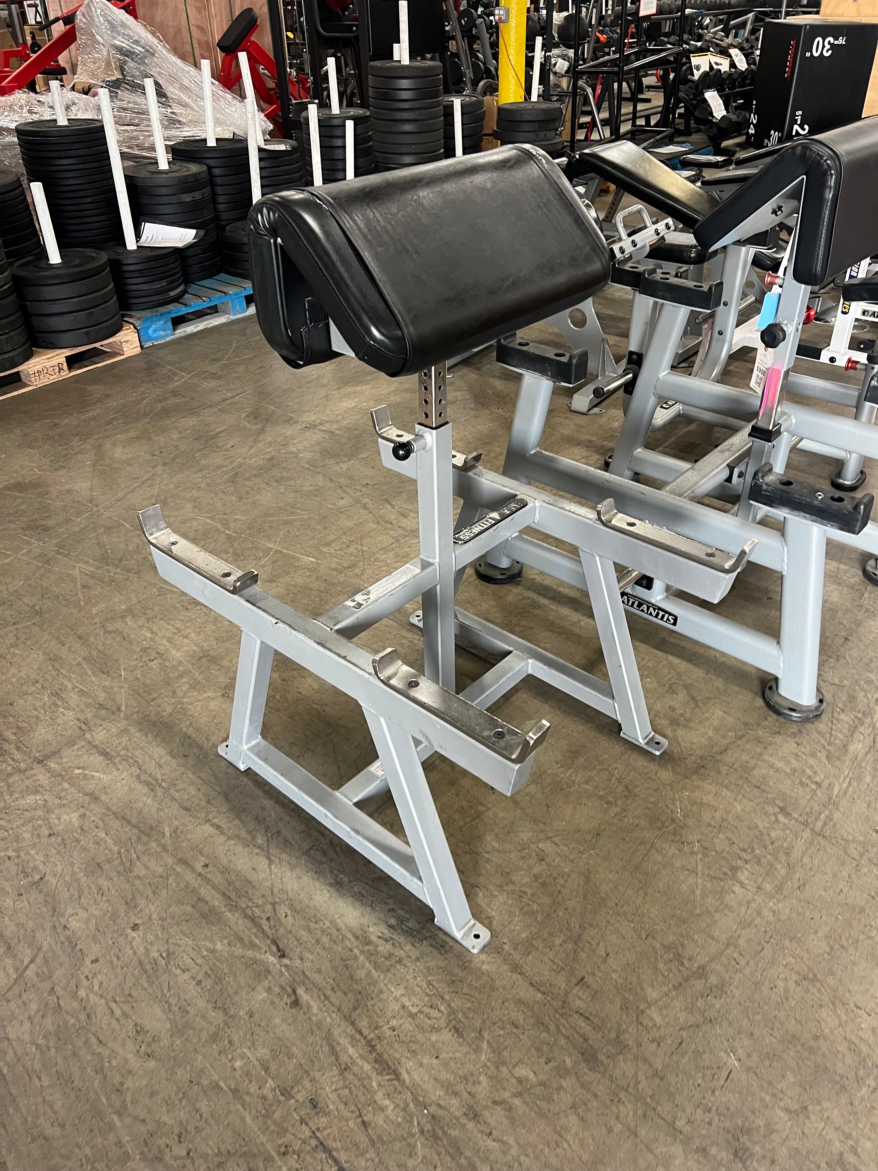 Flex Fitness, Flex Fitness Standing Preacher Bench- USED