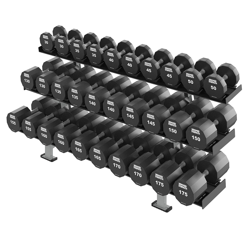 Hammer Strength, Hammer Strength 12-Sided Urethane Dumbbell Sets