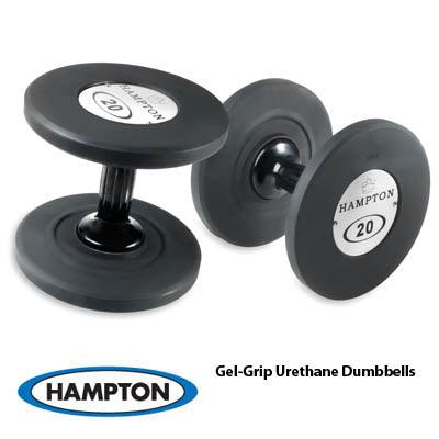 Hampton, Hampton Gel-Grip Urethane Dumbbell | Pairs