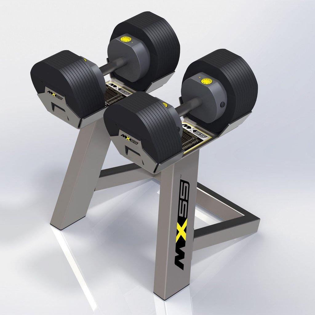 MX Select, MX Select 55 Adjustable Dumbbell set with Stand