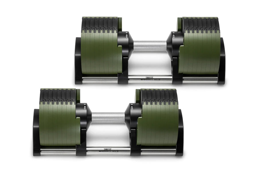 SMRTFT, NÜOBELL 80lb Tactical Adjustable Dumbbells