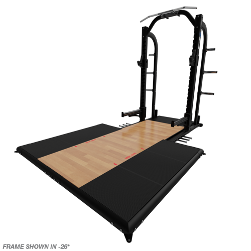 Core Health, Nautilus Half Rack with SVA Platform Bamboo ll