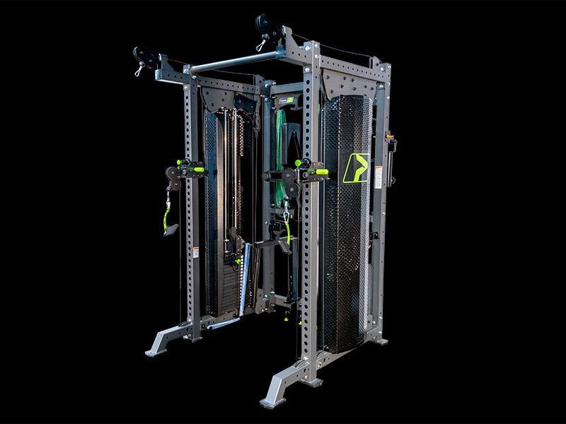 Prime Fitness, Prime Fitness Prodigy HLP Selectorized Rack; 4:1 Ratio (includes 1/pair of Spotter Arms and 1/pair of J-Hooks)