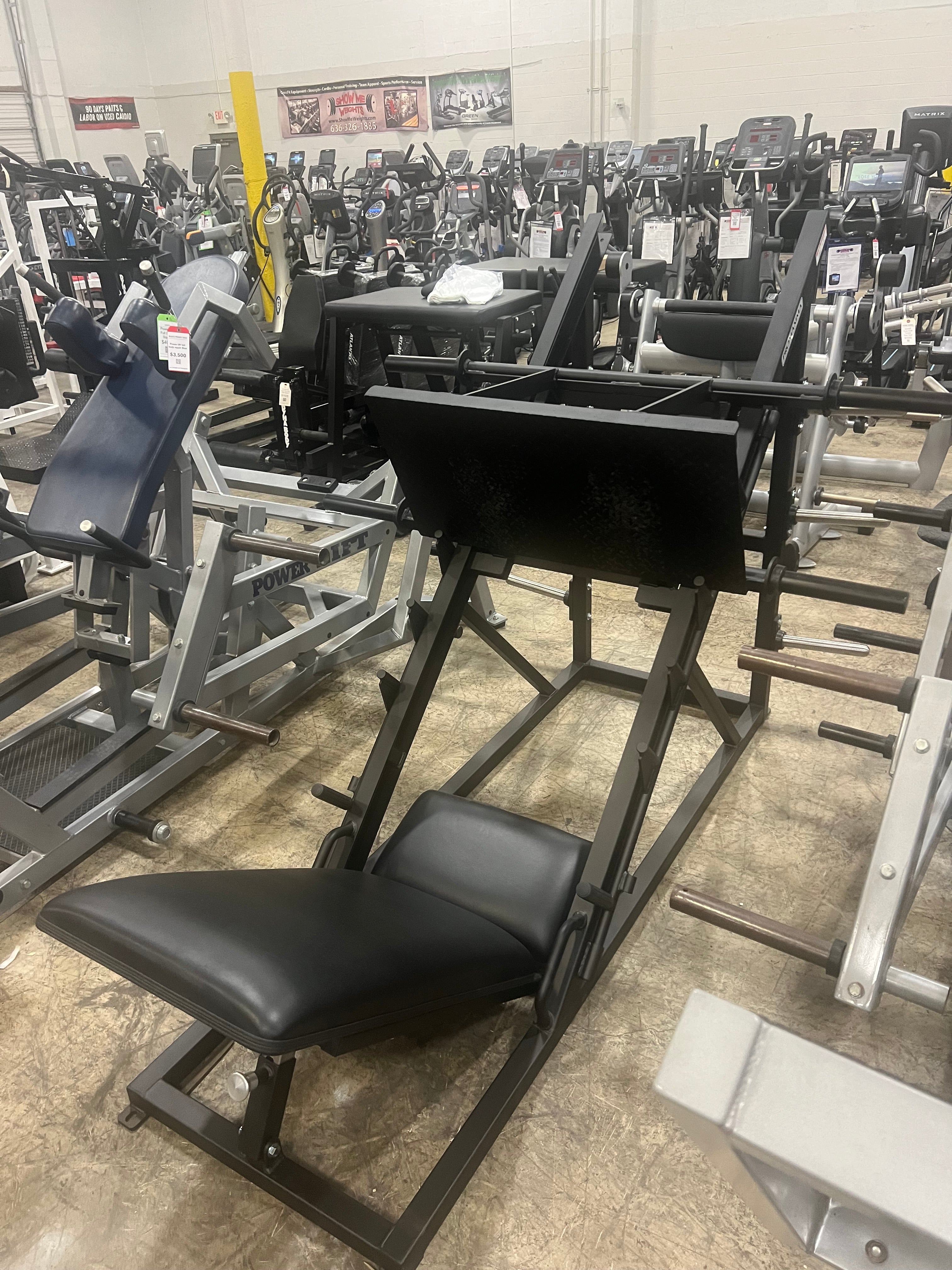 ProMaxima, ProMaxima FW-20 Inverted Leg Press Black Frame Black Upholstery