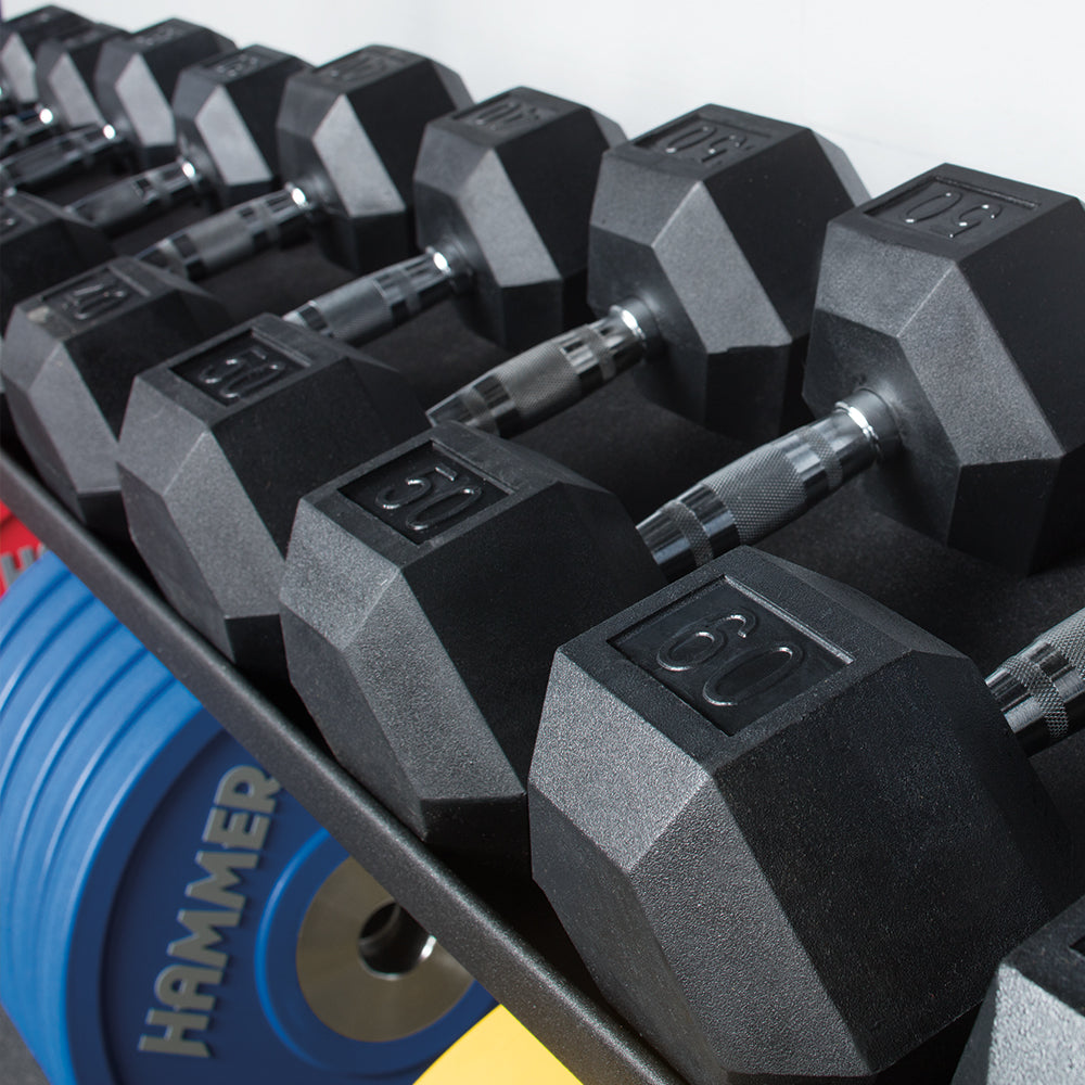 Unbranded, Rubber HEX Dumbbell Sets