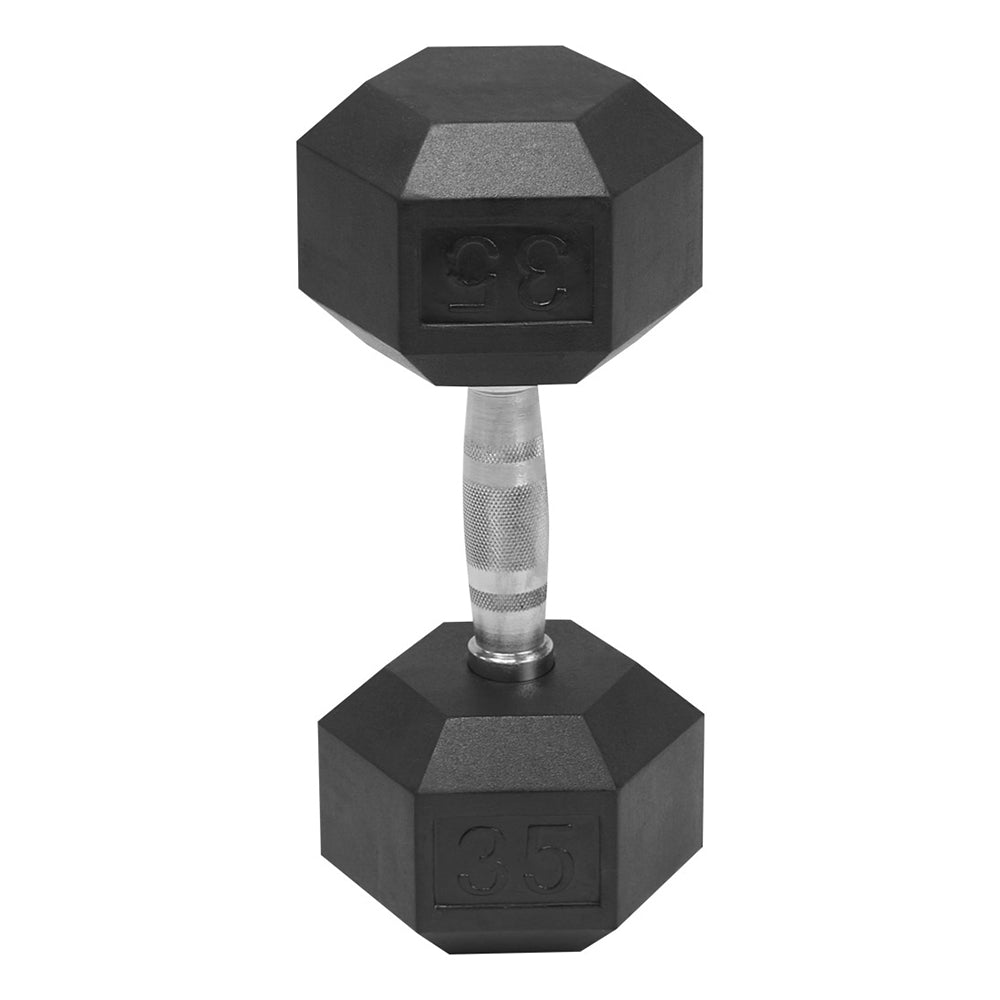 Unbranded, Rubber HEX Dumbbells