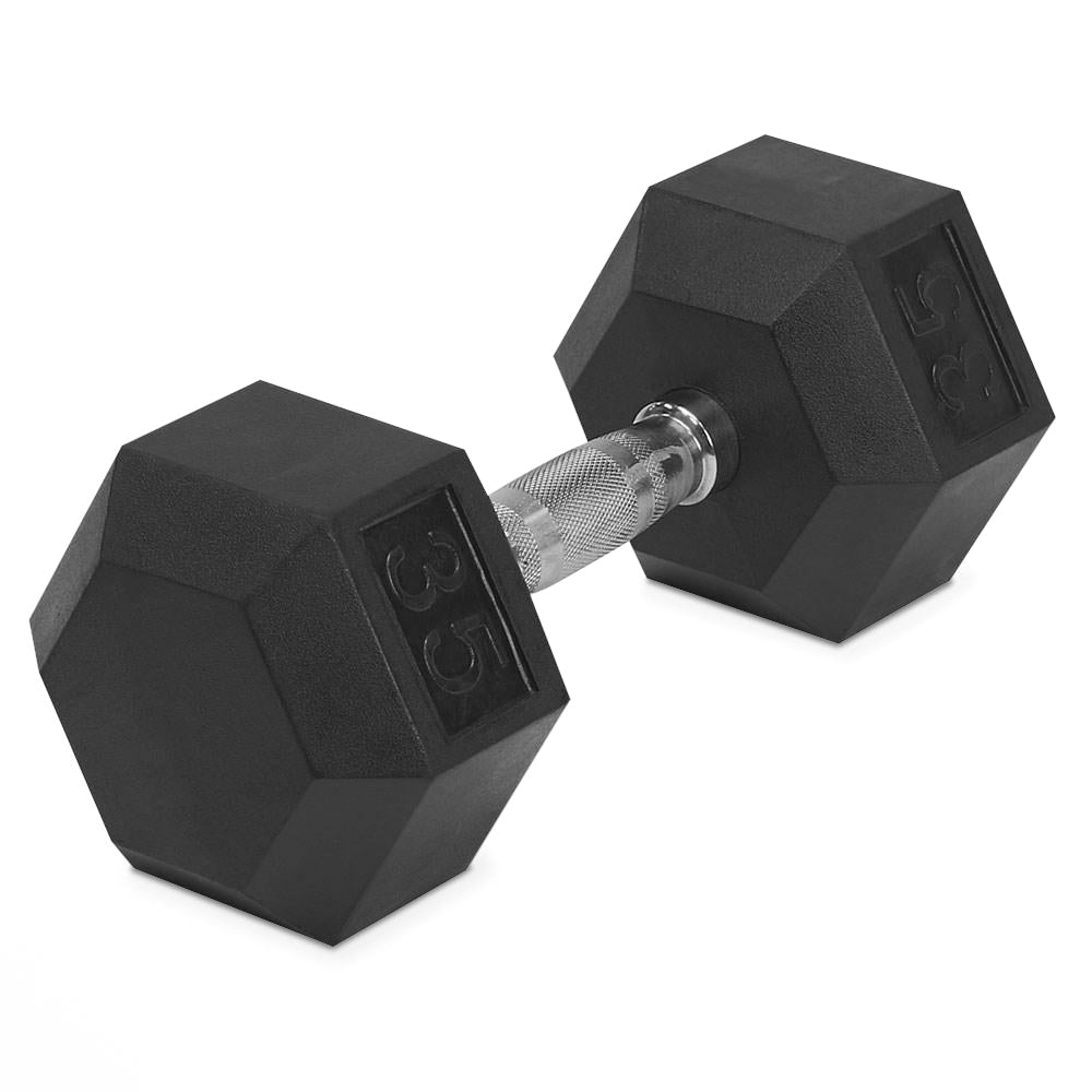 Unbranded, Rubber HEX Dumbbells