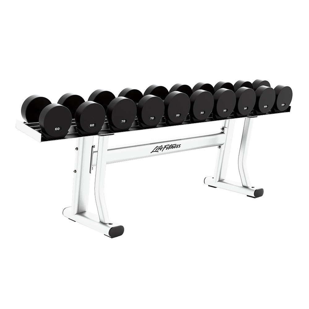 Life Fitness, Signature Series Single Tier Dumbbell Rack - Outlet