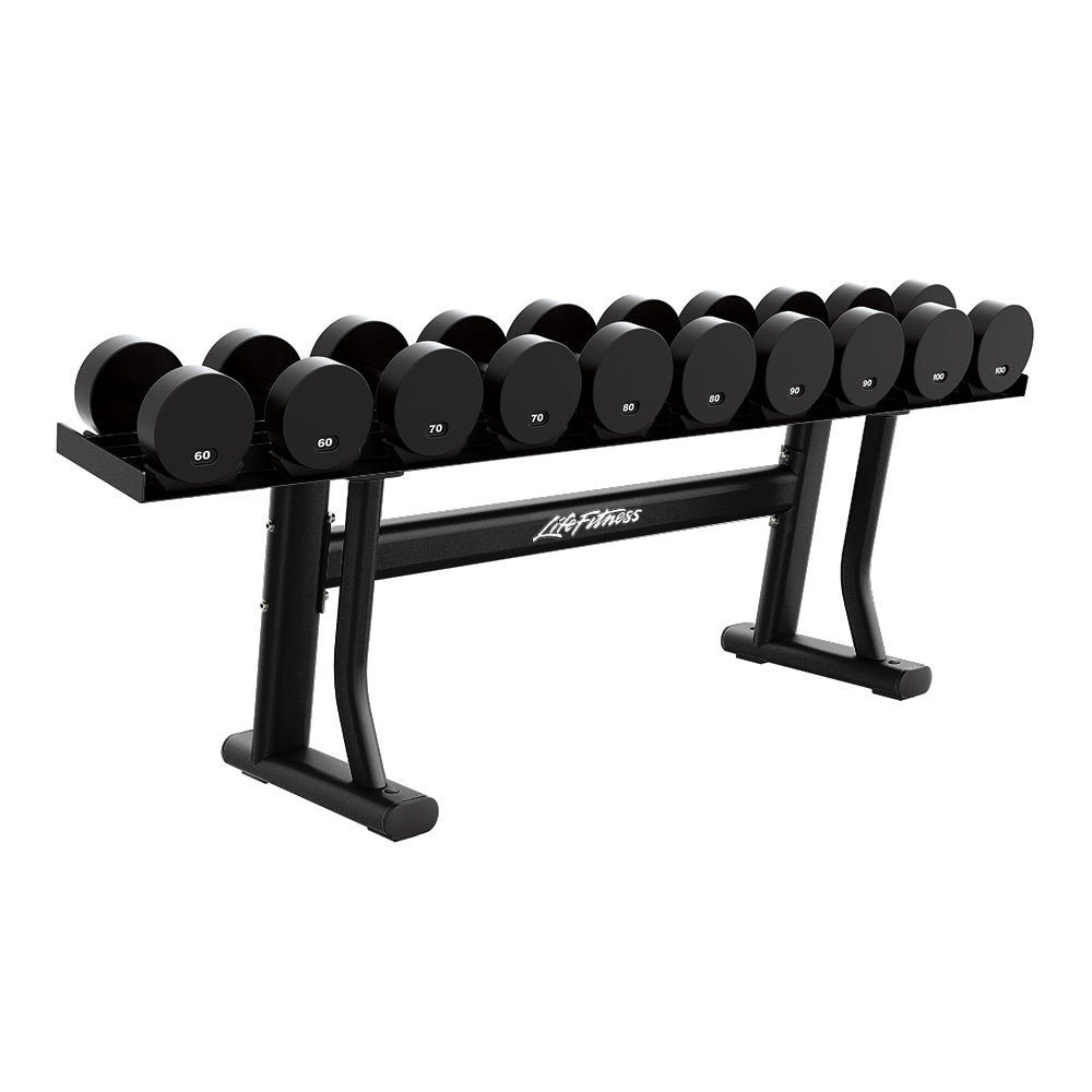 Life Fitness, Signature Series Single Tier Dumbbell Rack - Outlet