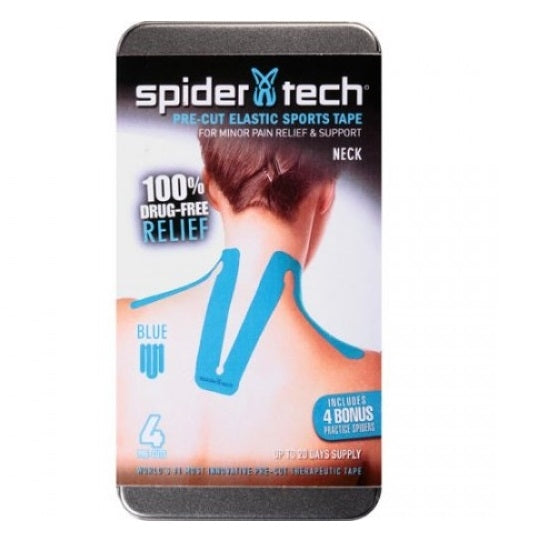 Spider Tech, Spider Tech Kinesiology Neck (Blue)