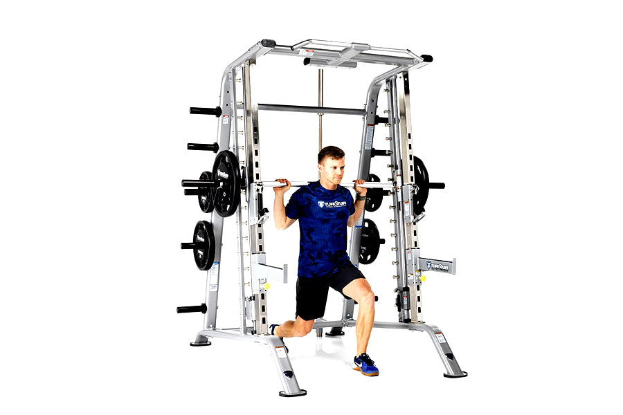 TuffStuff Fitness, TuffStuff Evolution Smith Machine / Half Cage Combo (CSM-600)