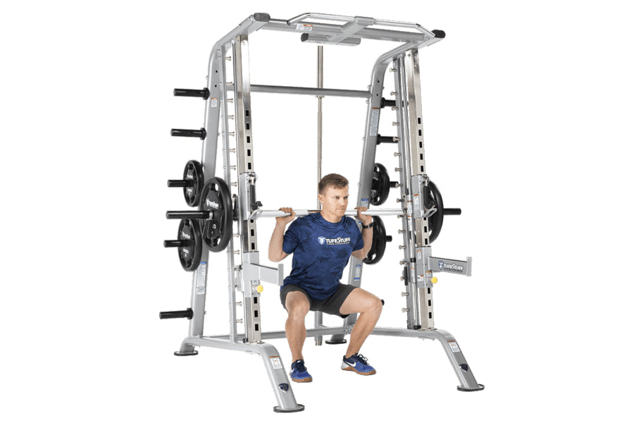 TuffStuff Fitness, TuffStuff Evolution Smith Machine / Half Cage Combo (CSM-600)