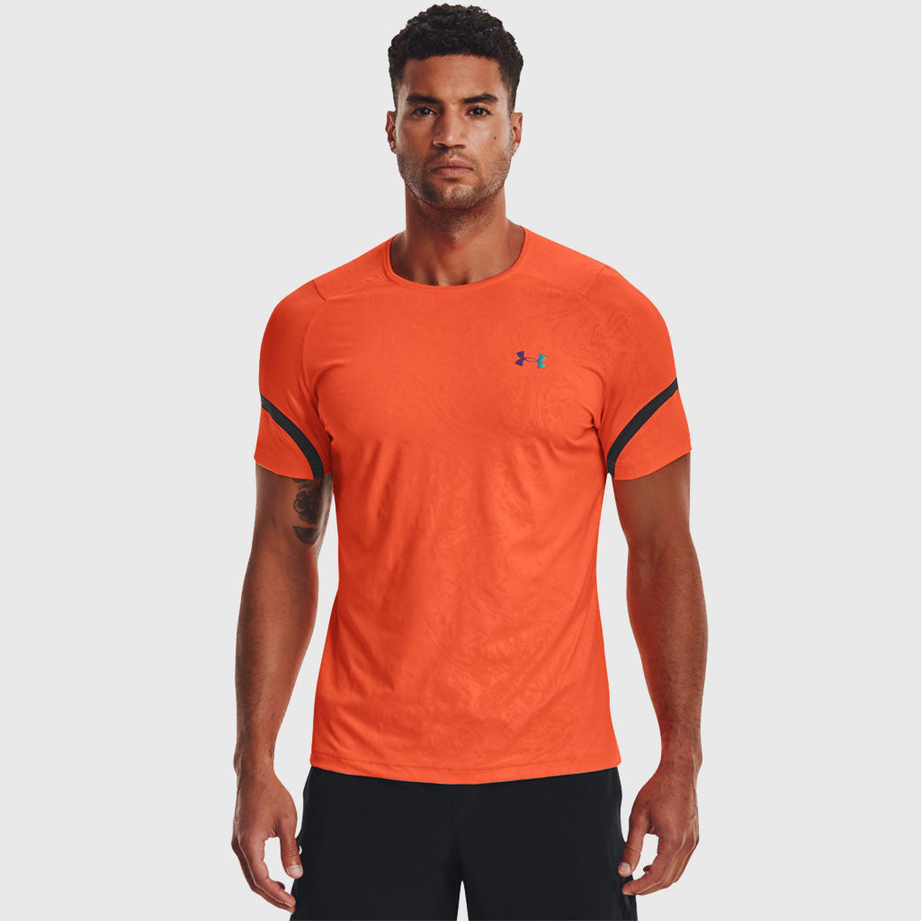 Under Armour, Under Armour Men's RUSH 2.0 Emboss Short Sleeve