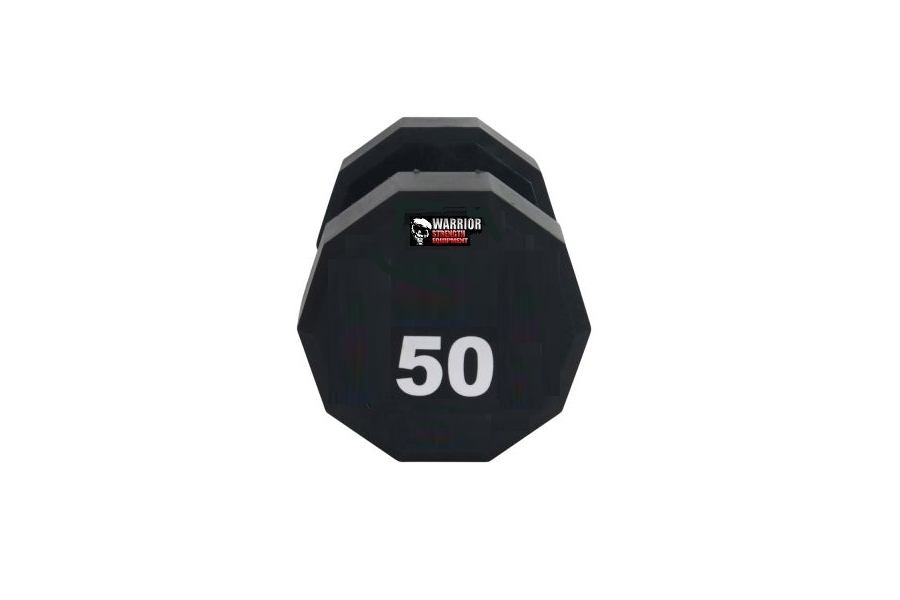 Warrior Strength Equipment, Warrior 12-Sided Urethane Pro-Style Dumbbells