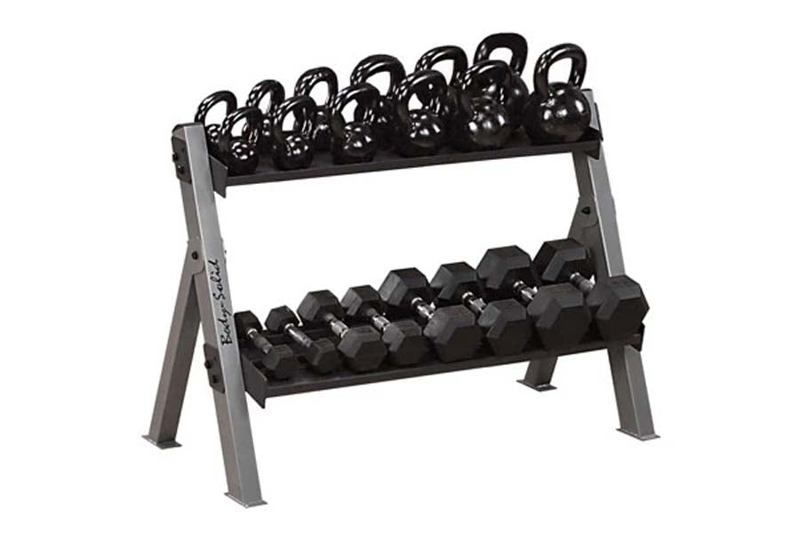 Warrior Strength Equipment, Warrior Dual Dumbbell & Kettlebell Rack