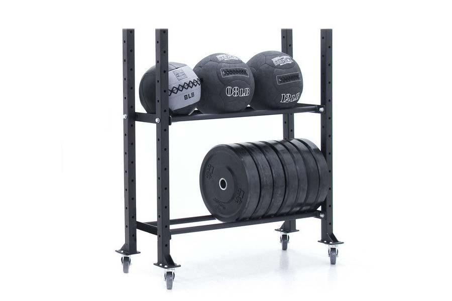 Warrior Strength Equipment, Warrior Loaded Storage Solution - Universal Weight Storage Rack System