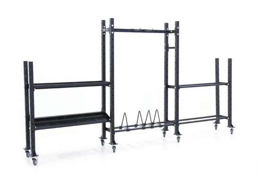 Warrior Strength Equipment, Warrior Loaded Storage Solution - Universal Weight Storage Rack System