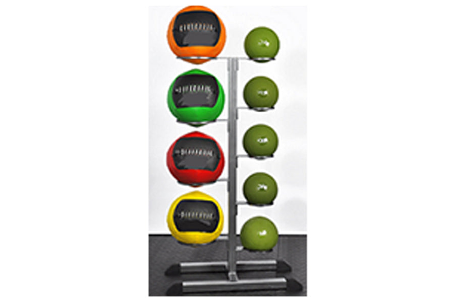 Warrior Strength Equipment, Warrior Medicine Ball Combo Rack (9 Balls)