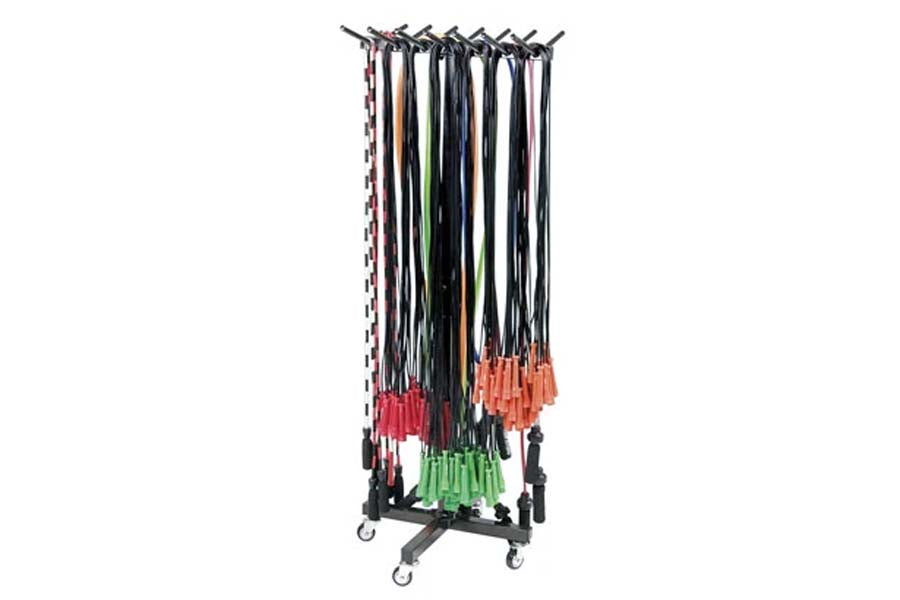 Warrior Strength Equipment, Warrior Premium Standing Rack for Tubing or Jump Ropes