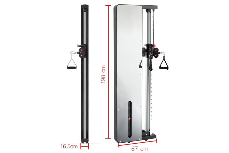 Warrior Strength Equipment, Warrior Wall Mounted Cable Pulley Home Gym System (Single Stack) - SALE