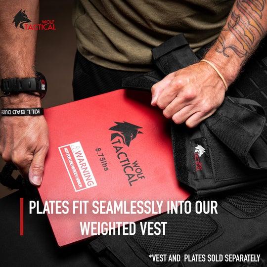 Wolf, Wolf WEIGHTED VEST PLATES - 5.75/8.75/14.5/19.75LB PAIRS