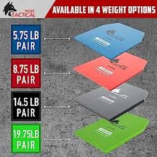 Wolf, Wolf WEIGHTED VEST PLATES - 5.75/8.75/14.5/19.75LB PAIRS